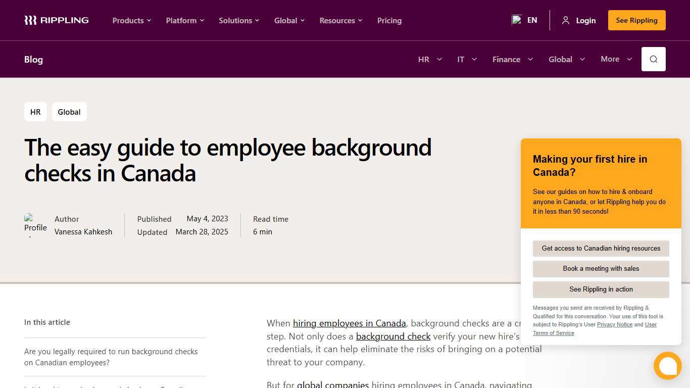 Easy Guide to Employee Background Checks in Canada
